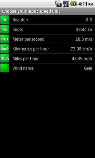 Marine Wind Calculator Screenshot3