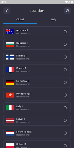 Italy VPN - Fast Proxy Server Screenshot4