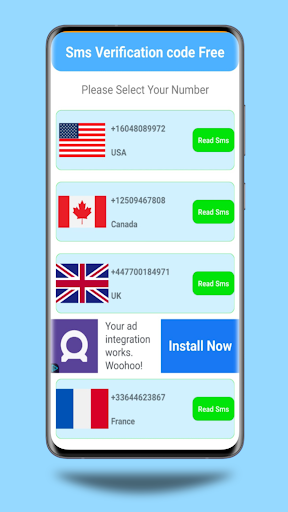 Temp Number- SMS Verification Screenshot1