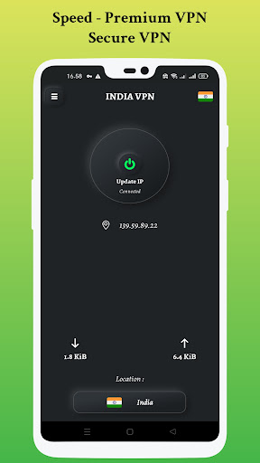 INDIA VPN : Secure VPN Proxy Screenshot2