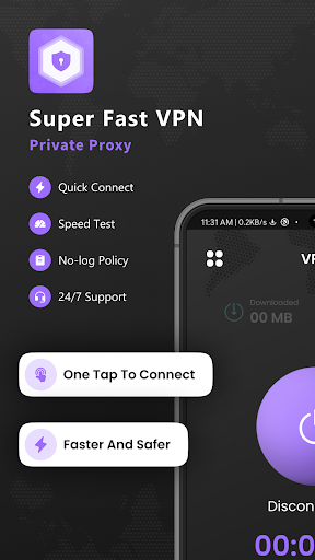 Super Fast VPN - Private Proxy Screenshot1