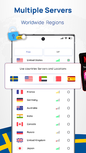 Sweden VPN: Get Sweden IP Screenshot2