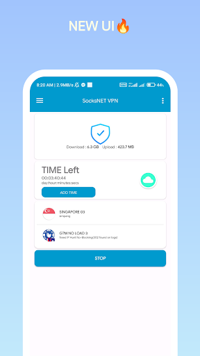 SocksNET VPN Screenshot3