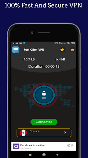 Fast Click VPN - Secure VPN Screenshot1