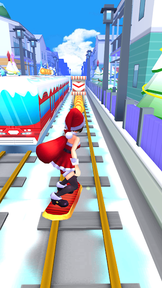 Subway Santa Princess Runner Mod Screenshot4