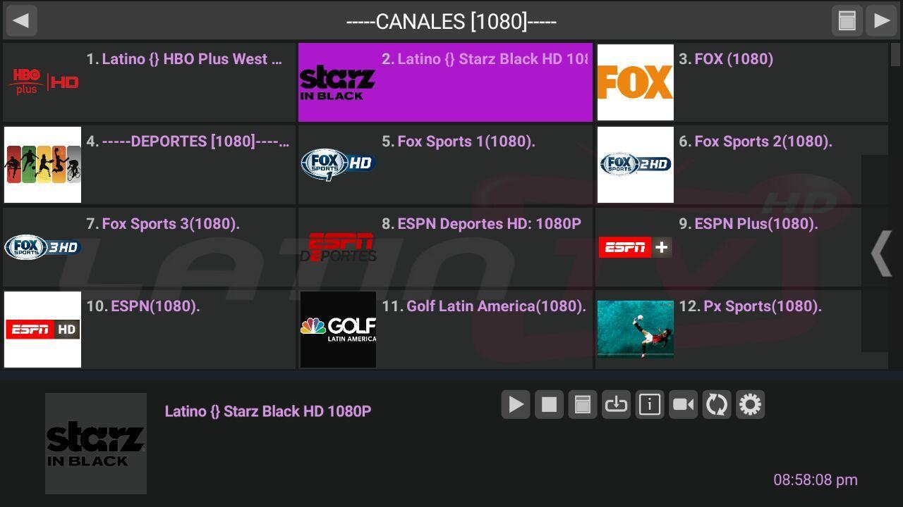 Latin TV Screenshot1