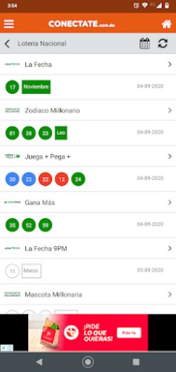 Conectate Loterías Screenshot1