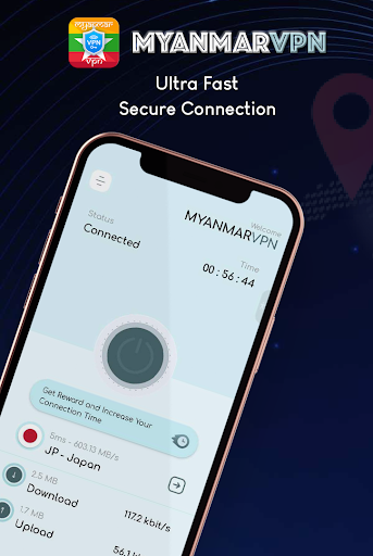 VPN Myanmar - get Myanmar VPN Screenshot1