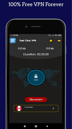 Fast Click VPN - Secure VPN Screenshot1