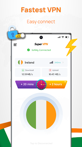 Ireland VPN: Get Ireland IP Screenshot1