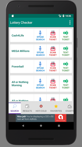 Lottery Ticket Scanner - California Checker Screenshot1