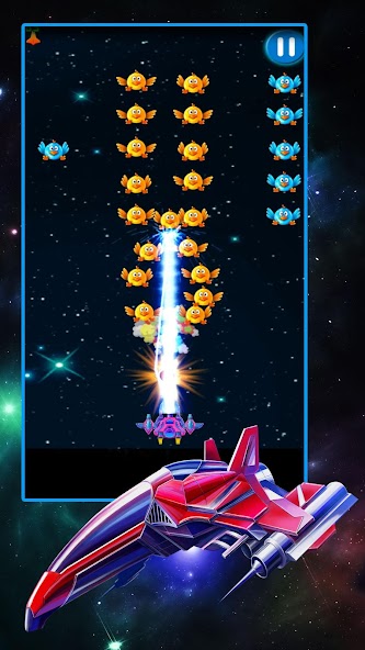 Chicken Shooter: Galaxy Attack Mod Screenshot4