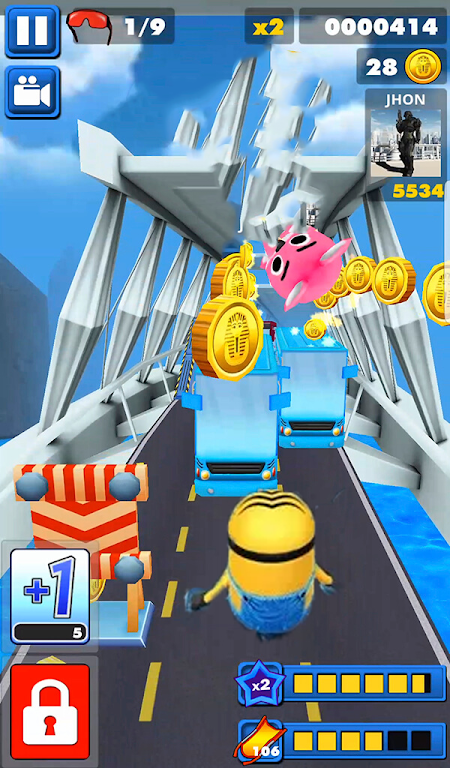 Epic Minion Banana Rush Legends Screenshot3