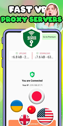 Saudi VPN - Secure VPN Proxy Screenshot1