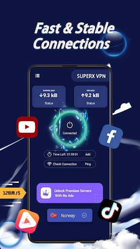 SuperX VPN: Fast &Secure Proxy Screenshot2