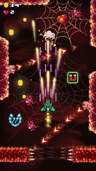 Retro Space War: Shooter Game Mod Screenshot4