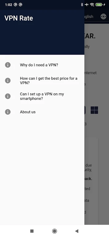 VPN Rate for Android Screenshot2