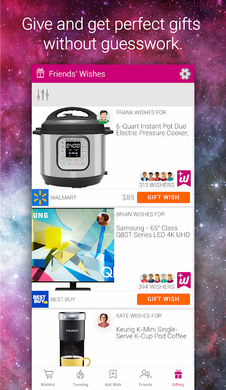 Wishfinity Universal Wishlist Screenshot4