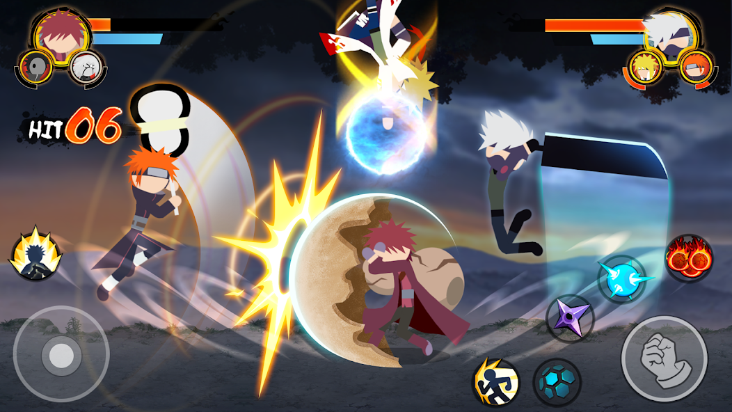 Stick Ninja - 3v3 Battle Mod Screenshot4