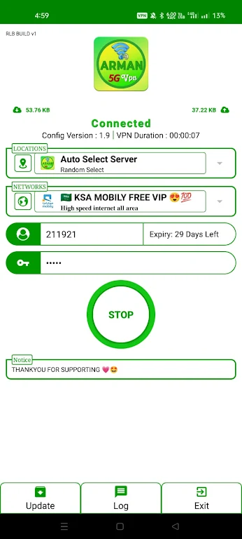 Arman 5G VPN Screenshot4