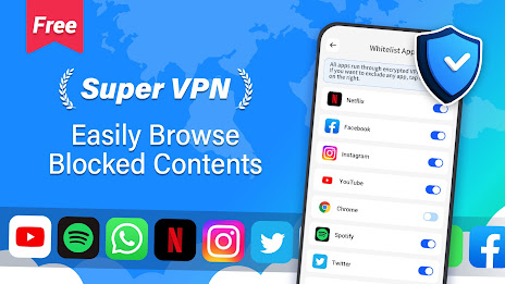 Super VPN - Secure VPN Proxy Screenshot3