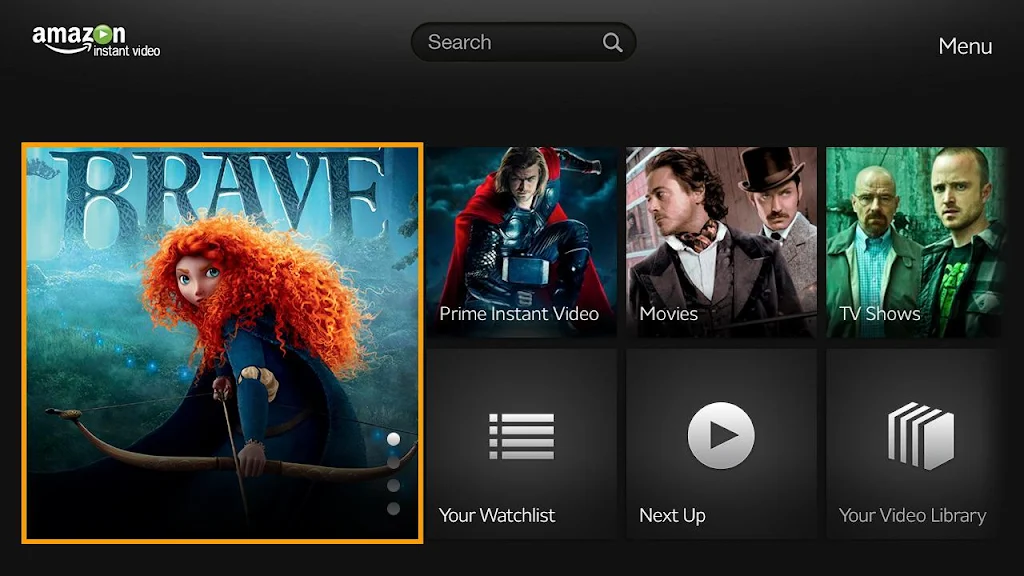 Amazon Instant Video-Google TV Screenshot1