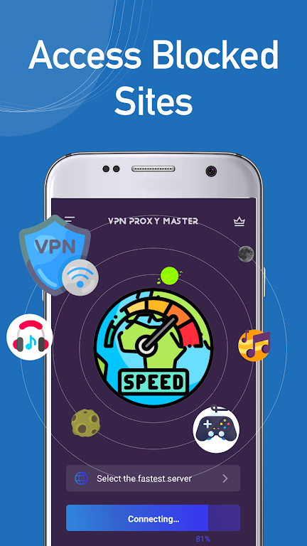 VPN, Neon VPN, Private VPN Screenshot1