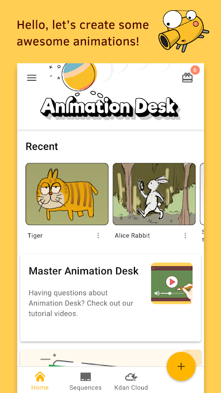 Animation Desk–Cartoon & GIF Screenshot1