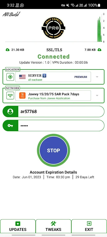 ARAF EXPRESS PRO - Secure VPN Screenshot3