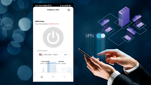 Padlock VPN Unlimited Proxy Screenshot1