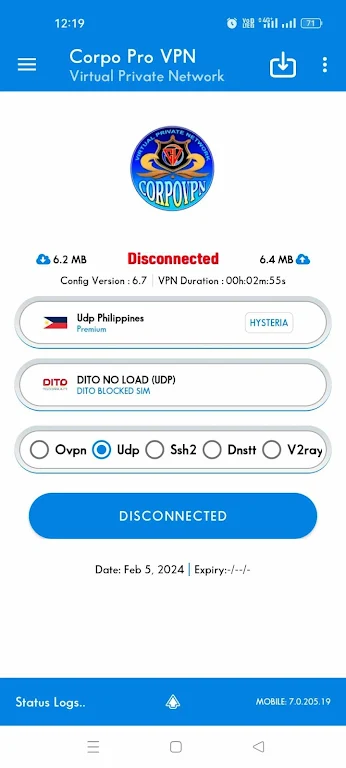 CORPOVPN PRO Screenshot3