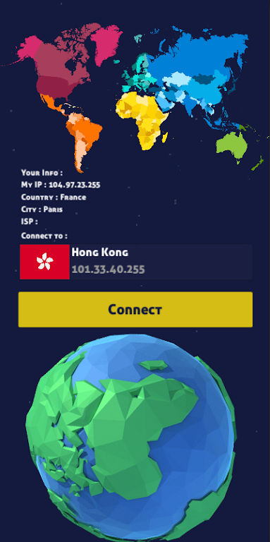 VPN Hongkong - IP for Hongkong Screenshot3