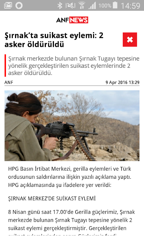 ANF Haber Ajansı Screenshot2