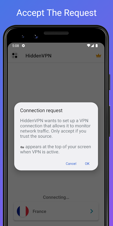 HiddenVPN: Fast Safe VPN Proxy Screenshot3