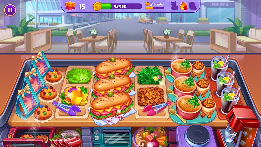 Cooking Crush - Cooking Game Mod Screenshot4