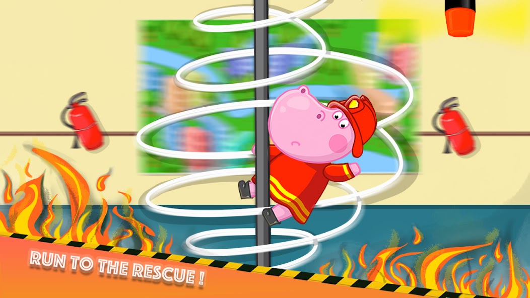 Fireman Hippo: City Hero Mod Screenshot4