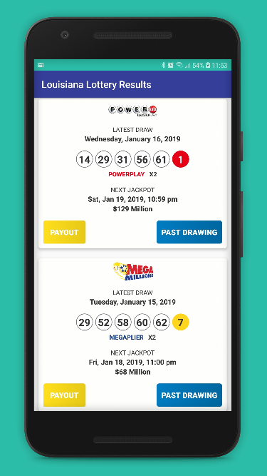 Louisiana Lottery Results Screenshot3