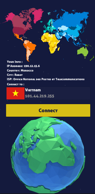 VPN Vietnam - IP for Vietnam Screenshot2