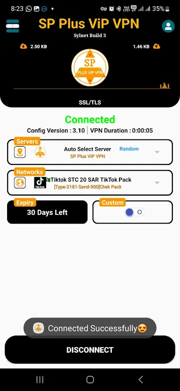 SP PLUS VIP VPN Screenshot4