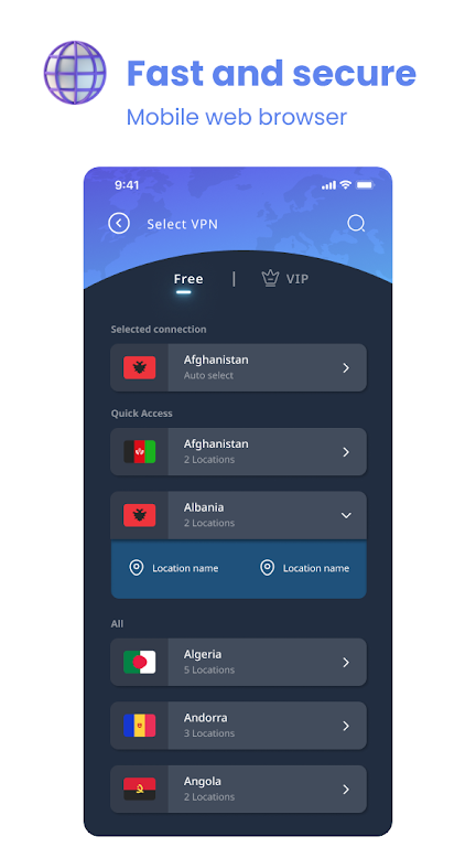 Zen VPN: Fast Secure VPN Proxy Screenshot1