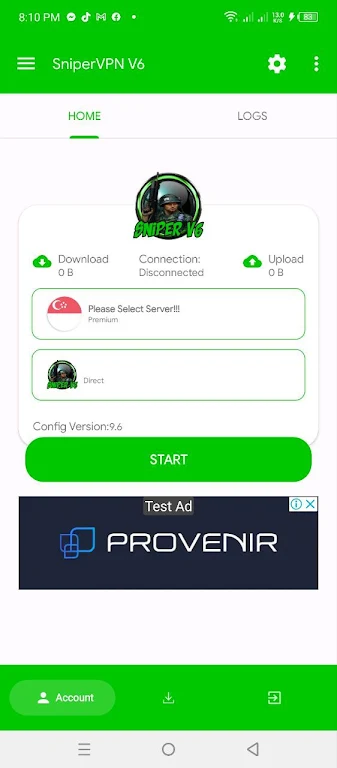 SniperVPN V6 Screenshot1