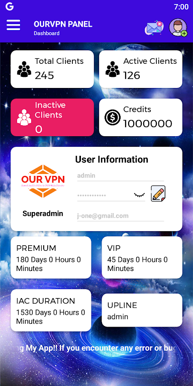 OURVPN PANEL Screenshot3