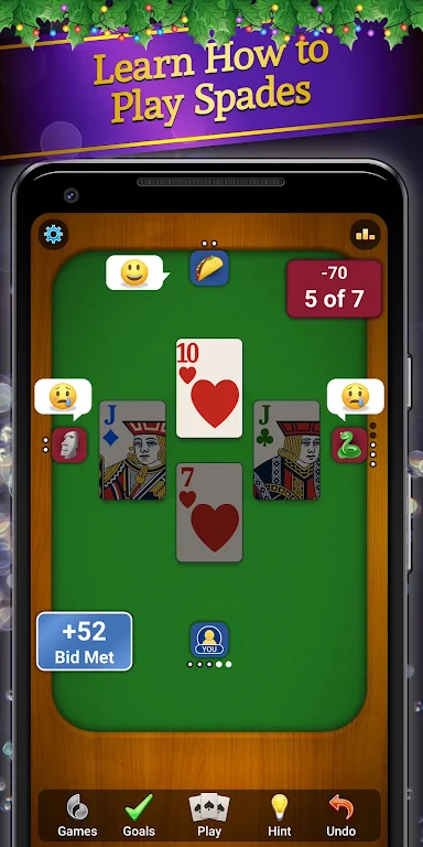 Spades: Classic Card Games Screenshot1