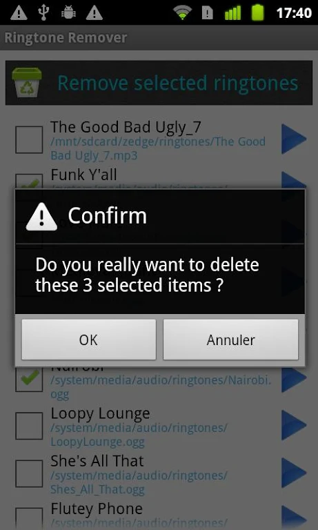 Ringtone Remover Screenshot3