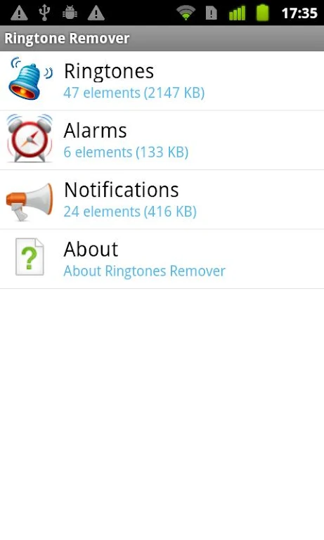 Ringtone Remover Screenshot1