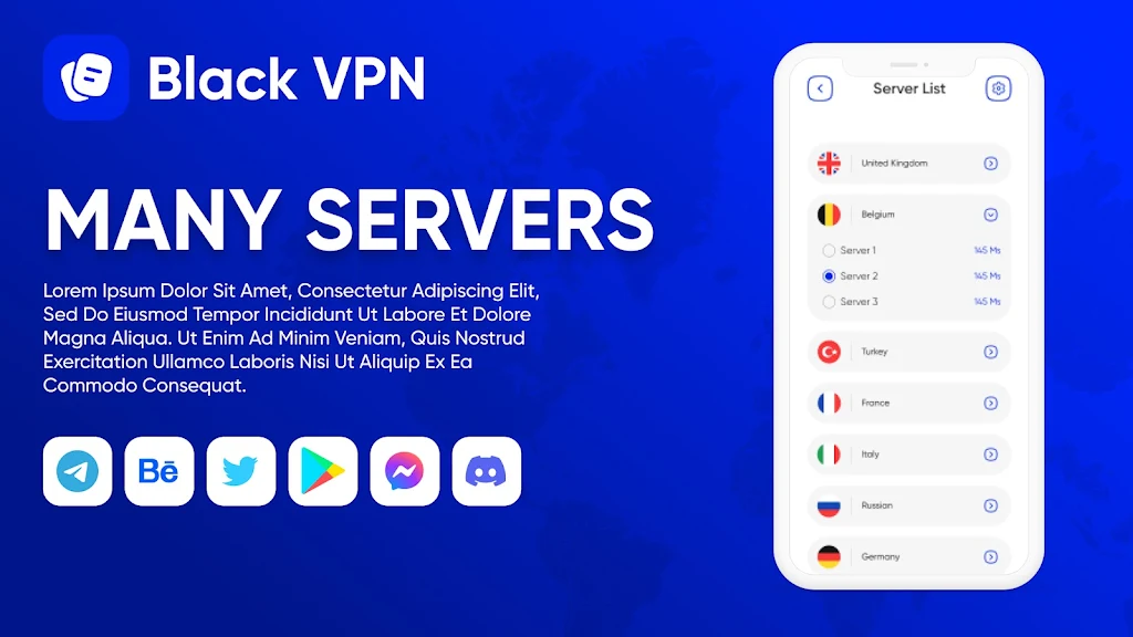 Black vpn | safe & powerfull Screenshot4