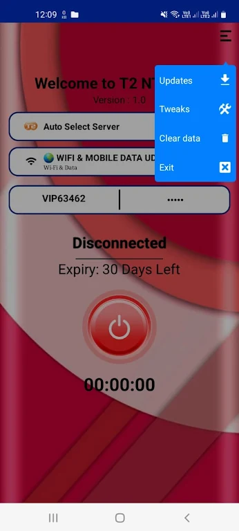 T2 NTE VPN Screenshot2