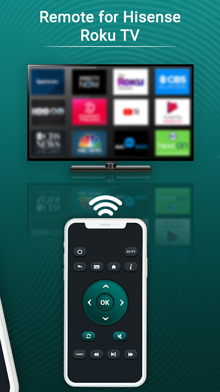 Remote for Hisense Roku TV Screenshot2