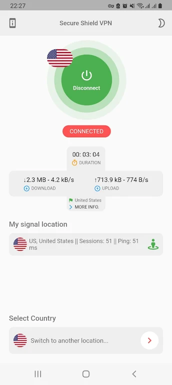 Secure Shield VPN - Safer net Screenshot2