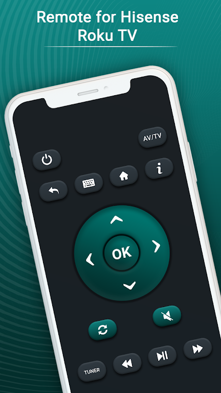 Remote for Hisense Roku TV Screenshot1